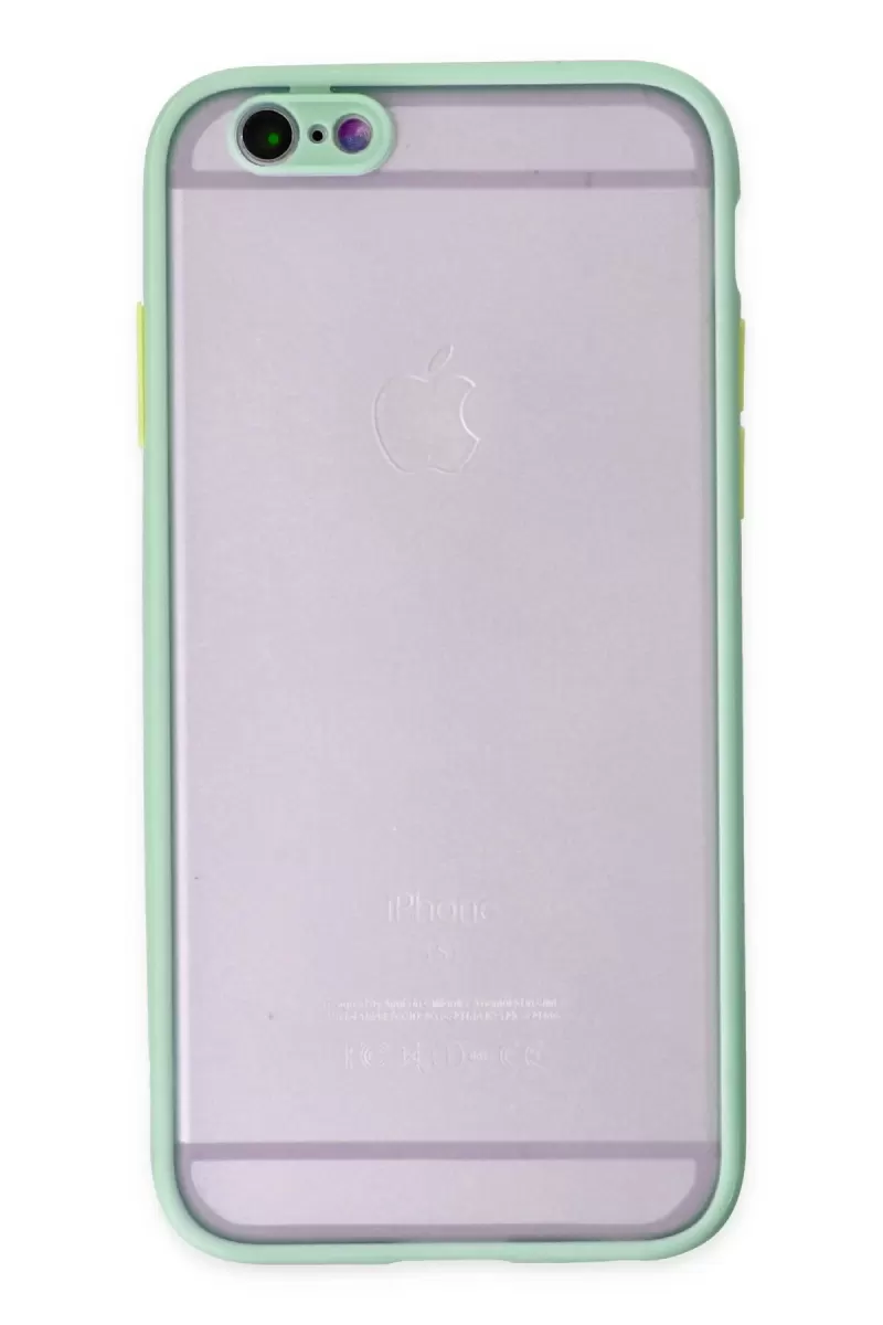 Newface Apple iPhone 6 Kılıf Montreal Silikon Kapak - Turkuaz