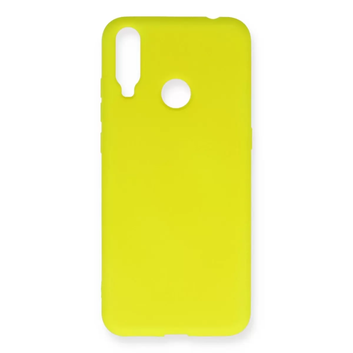 Newface General Mobile GM 10 Kılıf Nano içi Kadife Silikon - Sarı