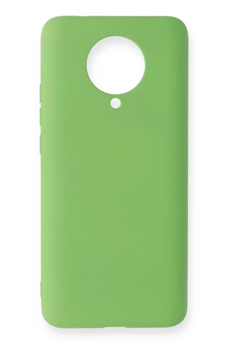 Newface Xiaomi Redmi K30 Pro Kılıf Nano içi Kadife Silikon - Yeşil