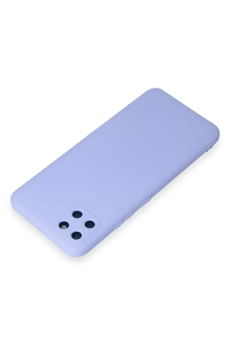 Newface Realme C11 Kılıf Nano içi Kadife Silikon - Lila