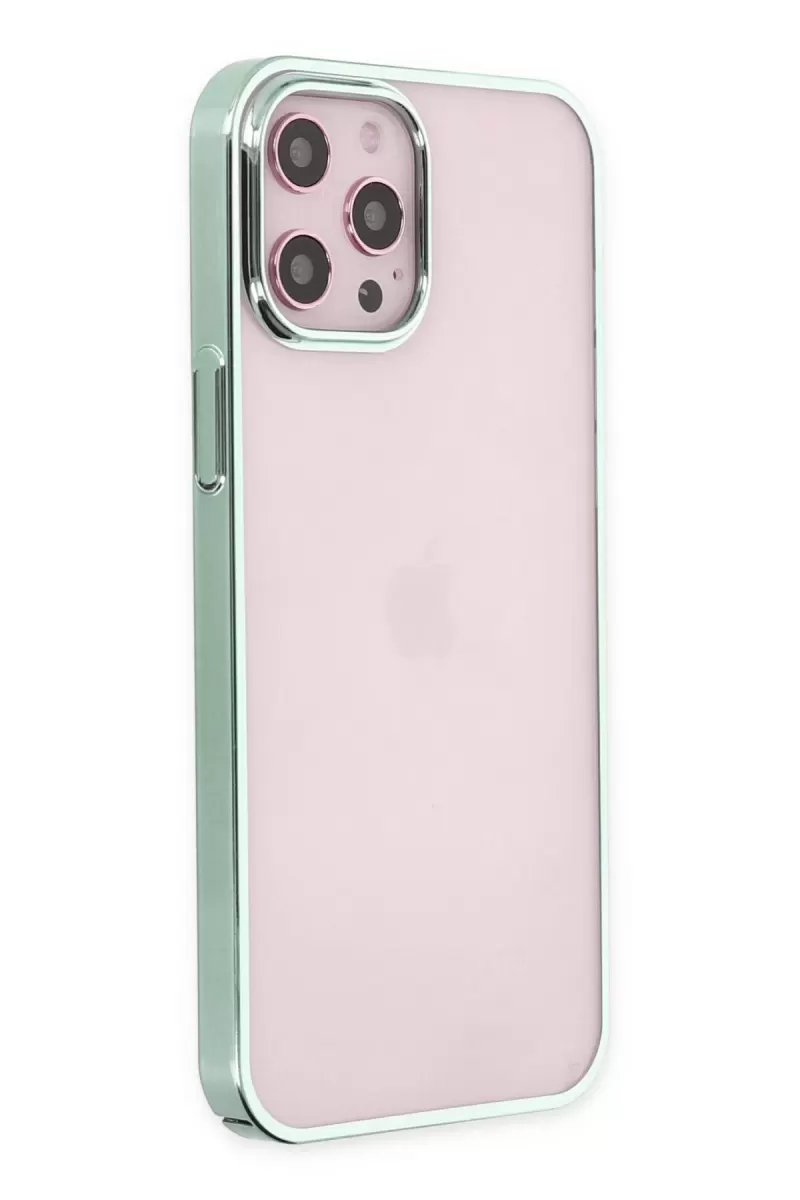 Newface Apple iPhone 12 Pro Max Kılıf Element Silikon - Yeşil