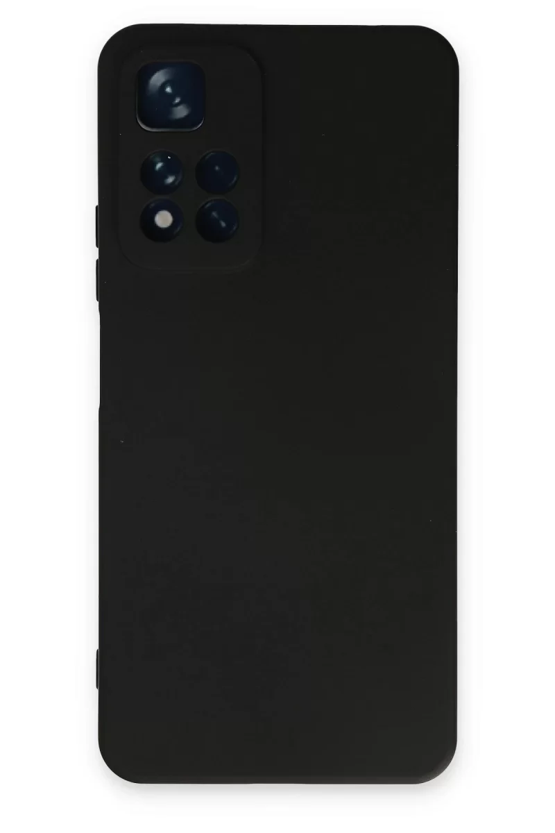 Newface Xiaomi Redmi Note 11 Pro Plus 5G Kılıf Nano içi Kadife Silikon - Siyah