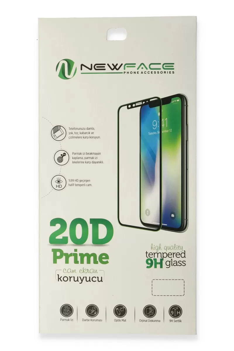 Newface Xiaomi Mi 10T Lite 20D Premium Cam Ekran Koruyucu