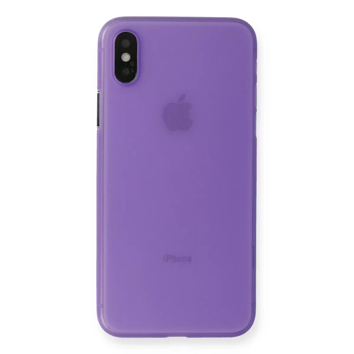 Newface Apple iPhone XS Max Kılıf PP Ultra İnce Kapak - Mor