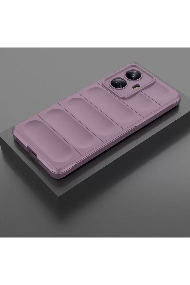 Newface Realme 10 Pro 5G Kılıf Optimum Silikon - Mor