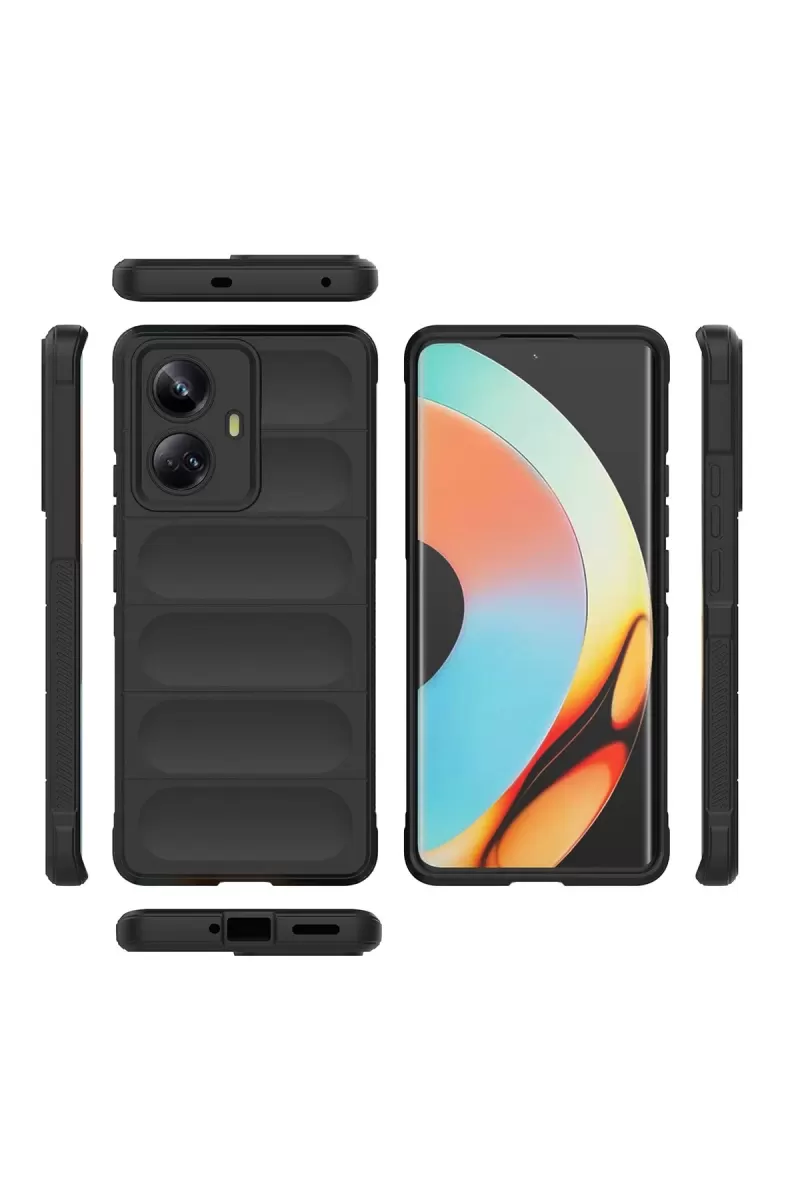 Newface Realme 10 Pro 5G Kılıf Optimum Silikon - Mor