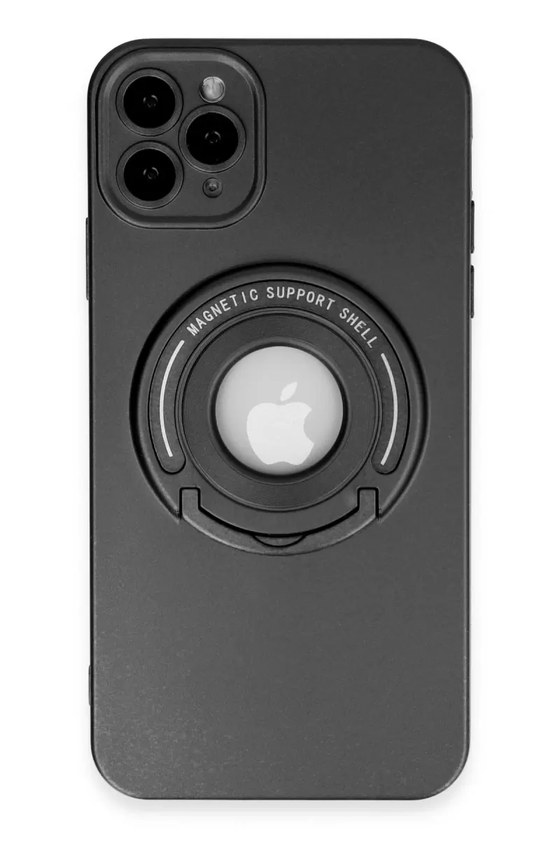 Newface Apple iPhone 12 Pro Kılıf Lukka Magneticsafe Kapak - Siyah