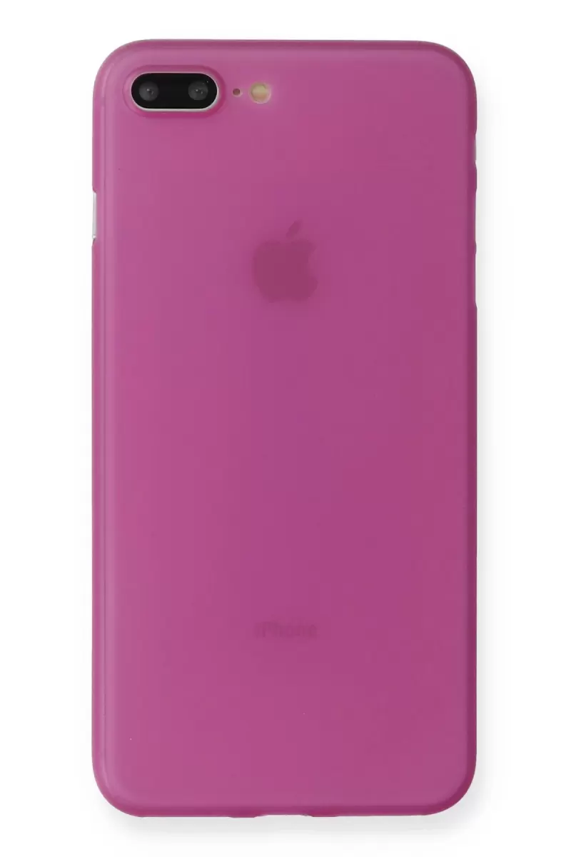 Newface Apple iPhone 7 Plus Kılıf PP Ultra İnce Kapak - Pembe