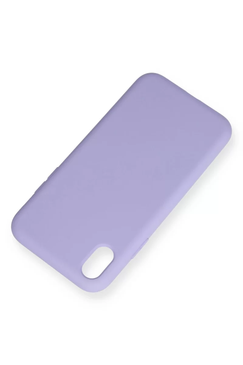 Newface Apple iPhone XR Kılıf Nano içi Kadife Silikon - Lila