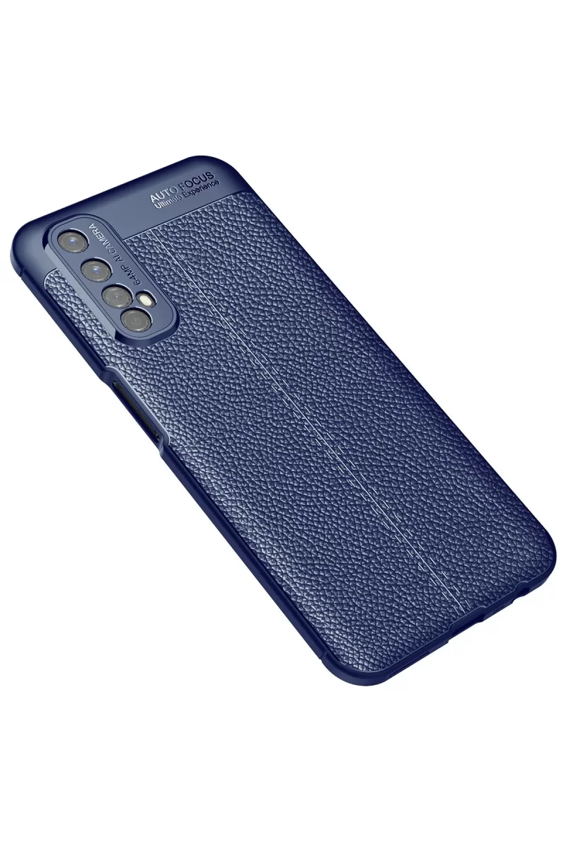 Newface Realme 7 Kılıf Auto Focus Kapak - Lacivert