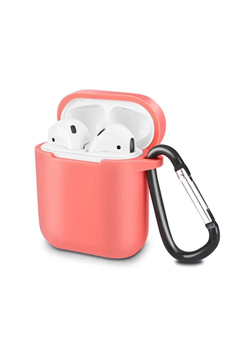 Newface Apple Airpods 2 (2.nesil) Sert Silikon Kılıf - Fuşya