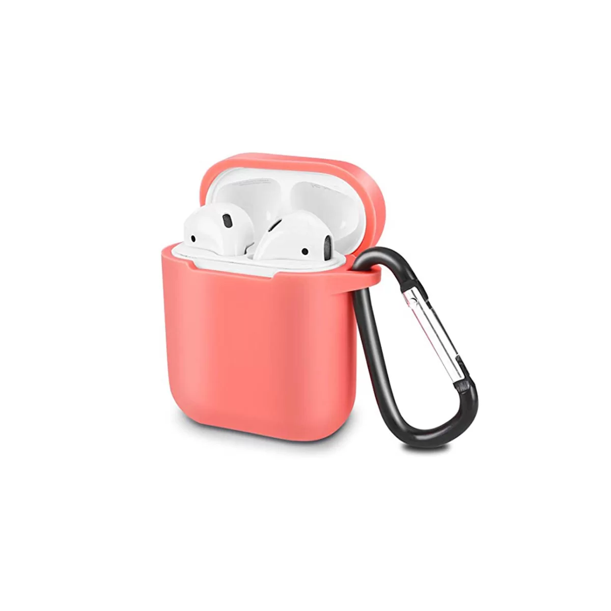 Newface Apple Airpods 2 (2.nesil) Sert Silikon Kılıf - Fuşya