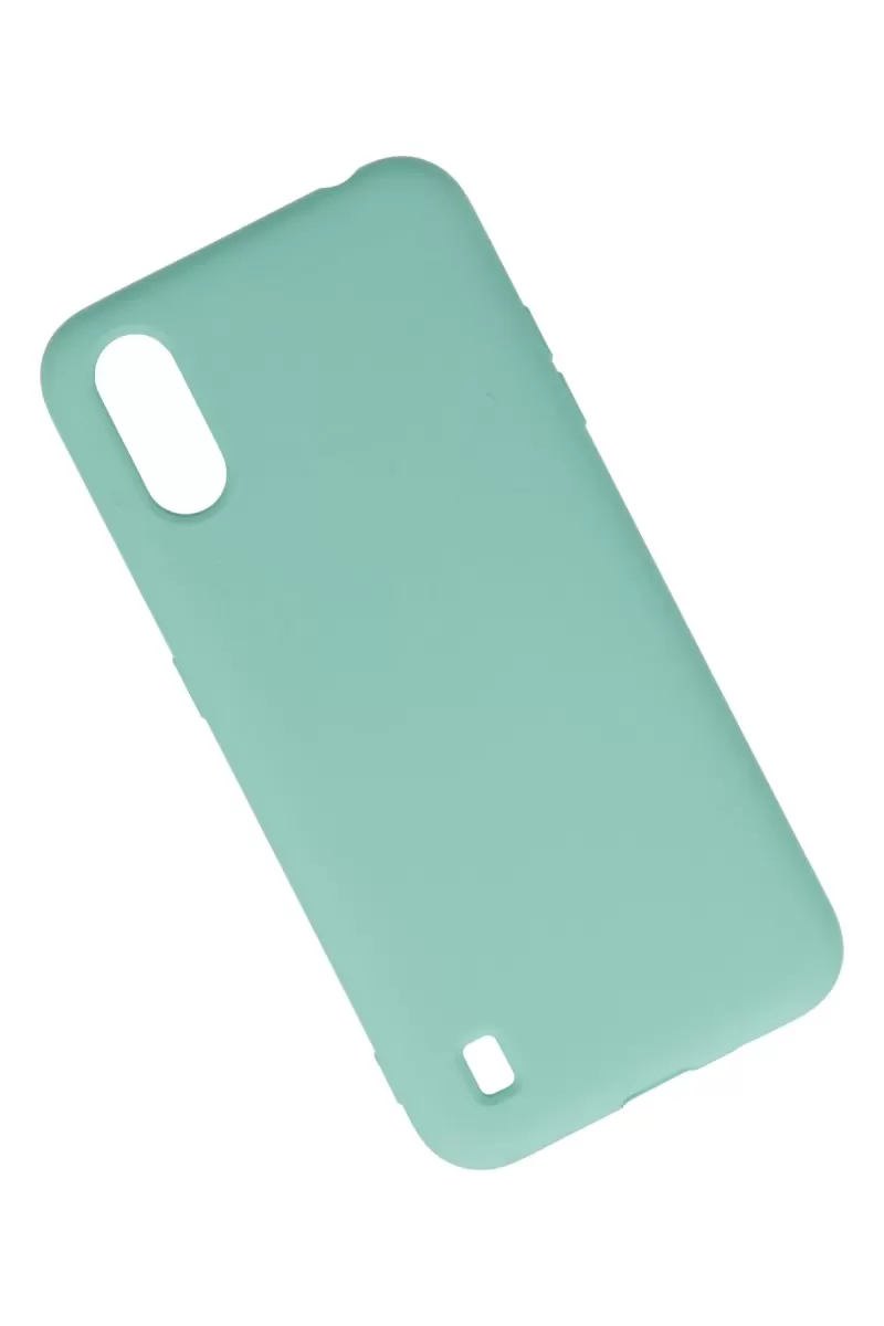 Newface Samsung Galaxy A01 Kılıf Nano içi Kadife Silikon - Turkuaz