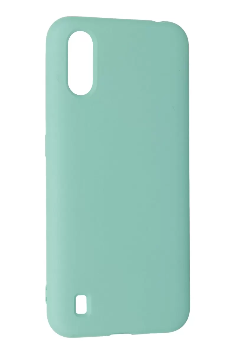 Newface Samsung Galaxy A01 Kılıf Nano içi Kadife Silikon - Turkuaz