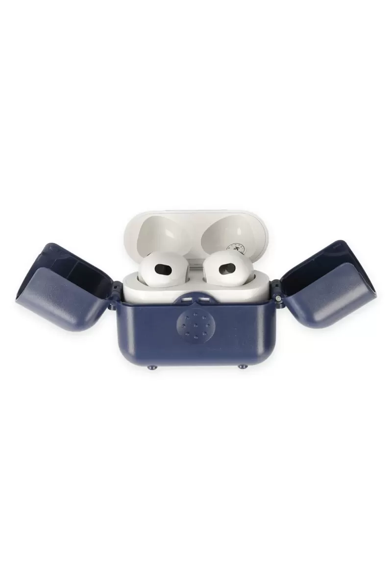 Newface Apple Airpods 3 (3.nesil) Basmalı Kılıf - Lacivert