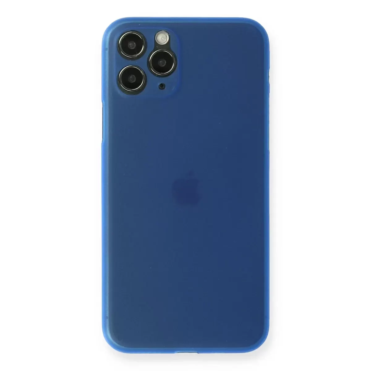 Newface Apple iPhone 11 Pro Max Kılıf PP Ultra İnce Kapak - Mavi