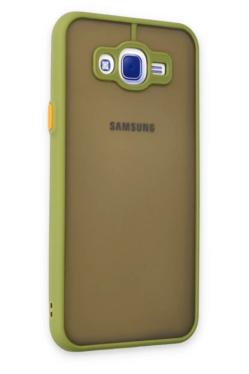 Newface Samsung Galaxy J7 Kılıf Montreal Silikon Kapak - Açık Yeşil