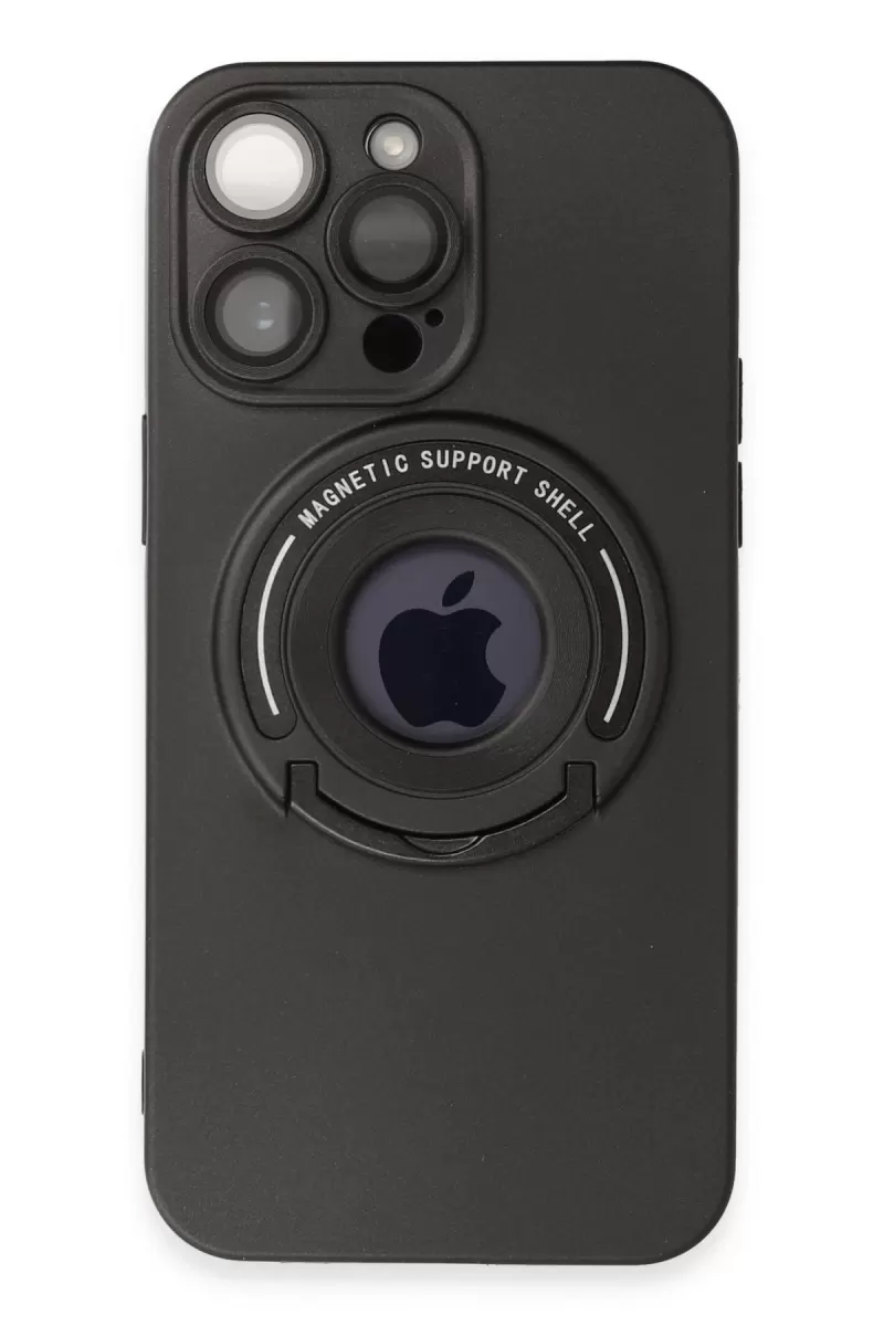 Newface Apple iPhone 13 Pro Max Kılıf Lukka Magneticsafe Kapak - Siyah