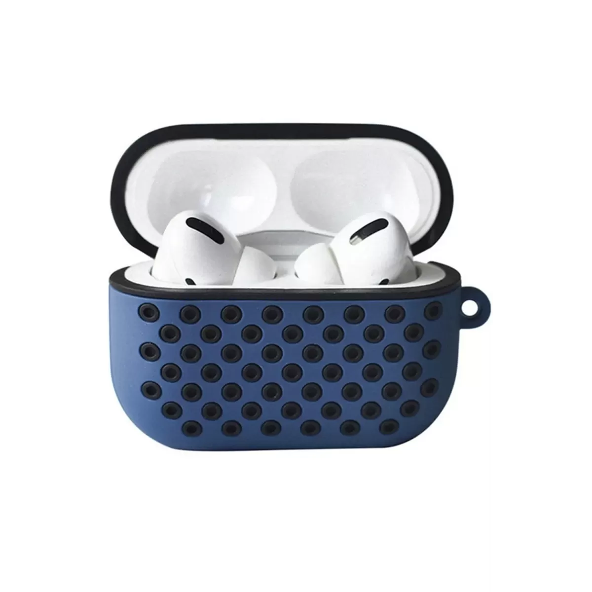 Newface Apple Airpods Pro 2 (2.nesil) Spor Delikli Kılıf - Lacivert-Siyah