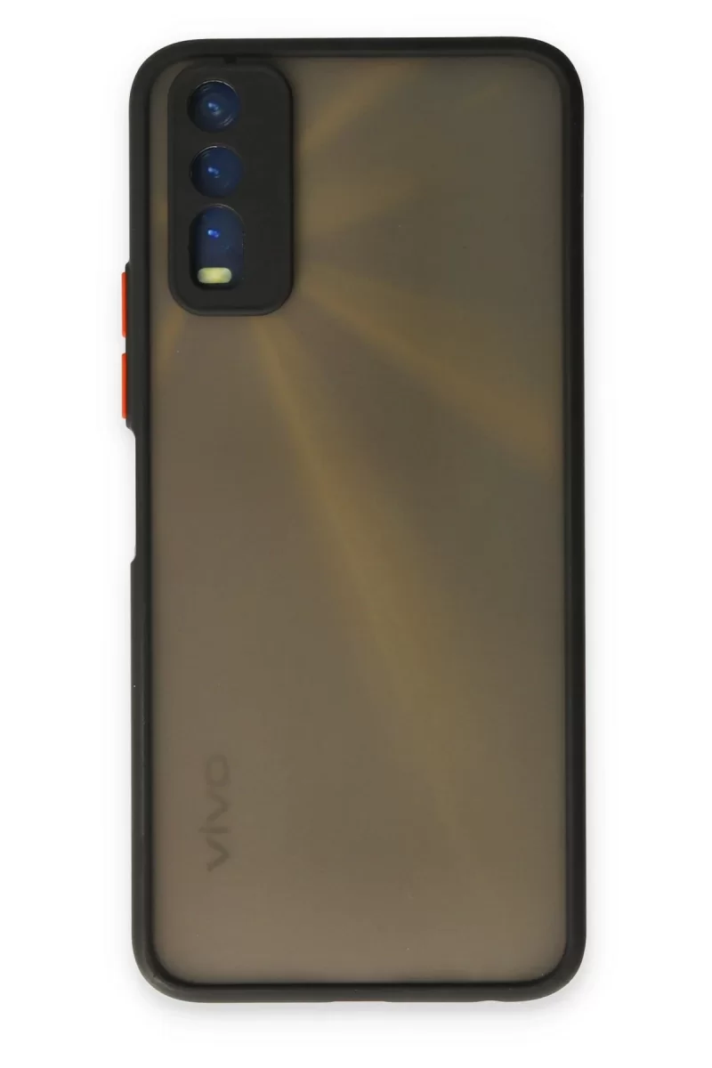 Newface Vivo Y11S Kılıf Montreal Silikon Kapak - Siyah