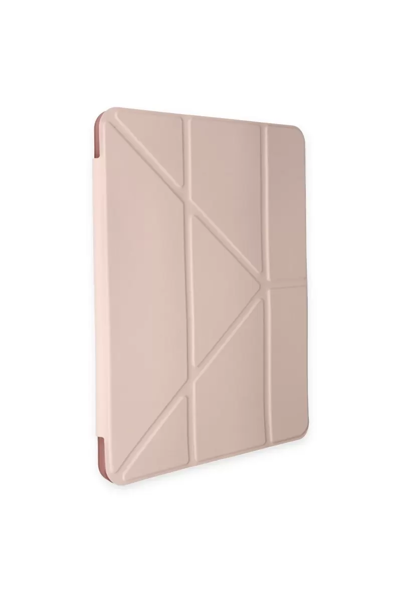 Newface Apple iPad Air 4 10.9 Kılıf Kalemlikli Mars Tablet Kılıfı - Rose Gold