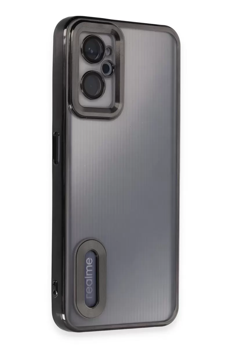 Newface Realme 9i 4G Kılıf Slot Silikon - Siyah