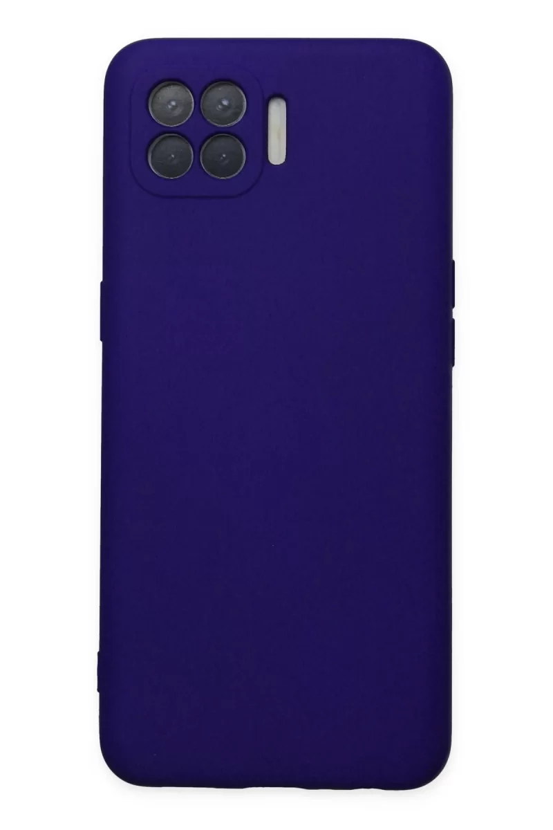 Newface Oppo Reno 4 Lite Kılıf Nano içi Kadife Silikon - Mor