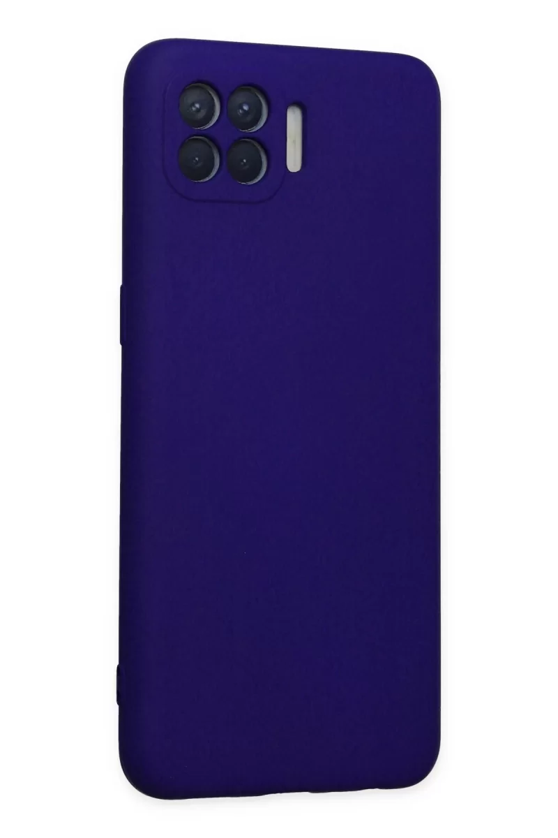 Newface Oppo Reno 4 Lite Kılıf Nano içi Kadife Silikon - Mor