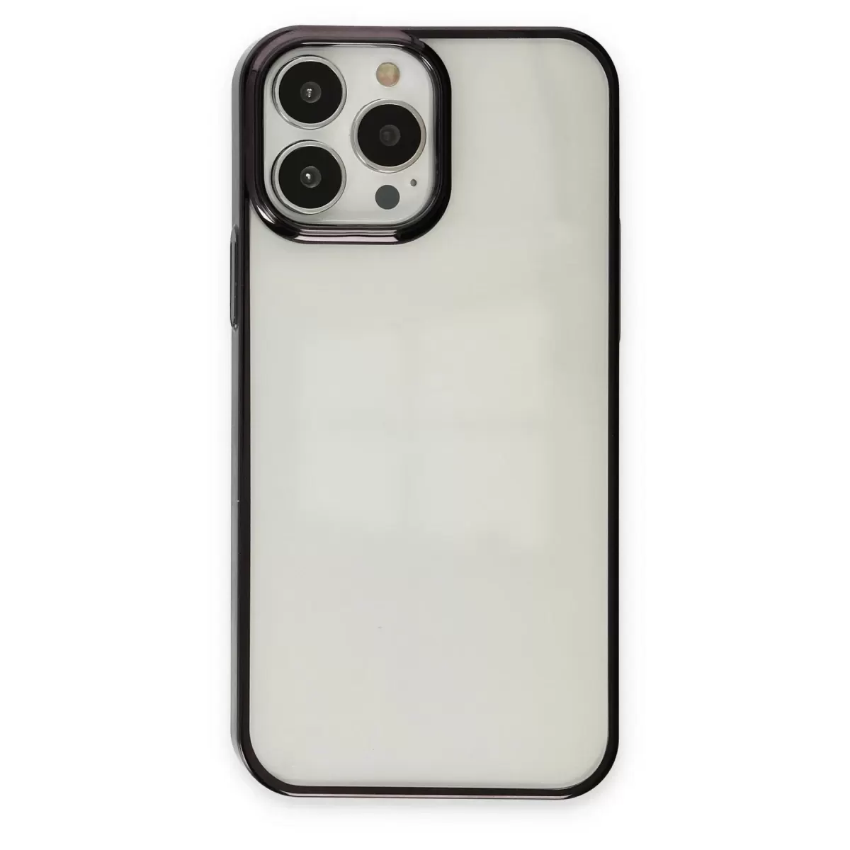 Newface Apple iPhone 13 Pro Kılıf Element Silikon - Siyah