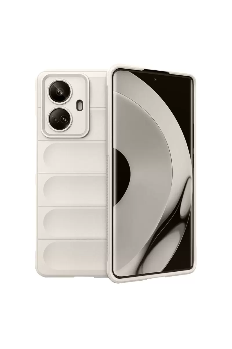 Newface Realme 10 Pro 5G Kılıf Optimum Silikon - Krem