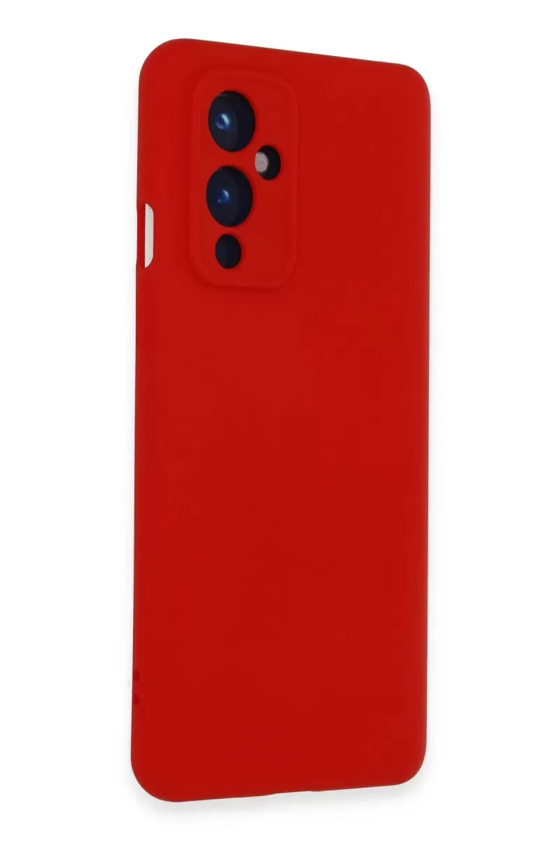 Newface One Plus 9 Kılıf Nano içi Kadife Silikon - Kırmızı