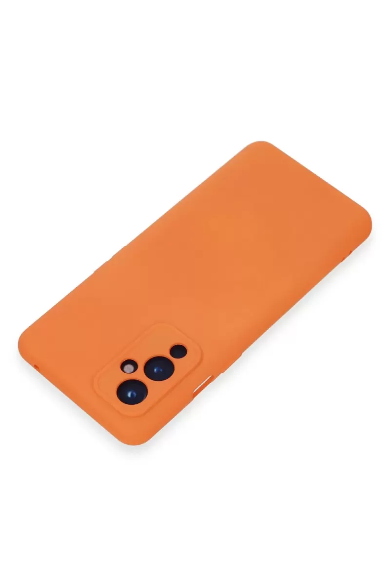 Newface One Plus 9 Kılıf Nano içi Kadife Silikon - Turuncu