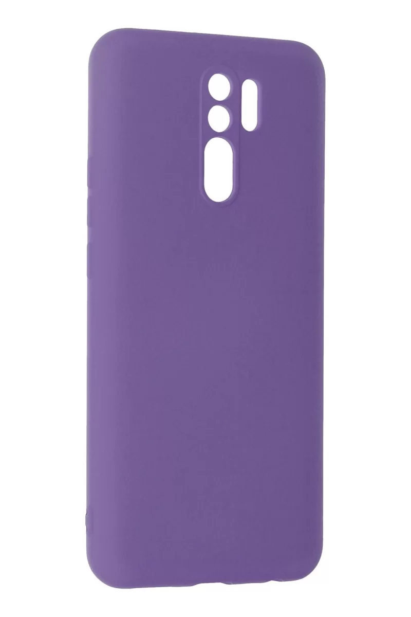 Newface Xiaomi Redmi 9 Kılıf Nano içi Kadife Silikon - Mor