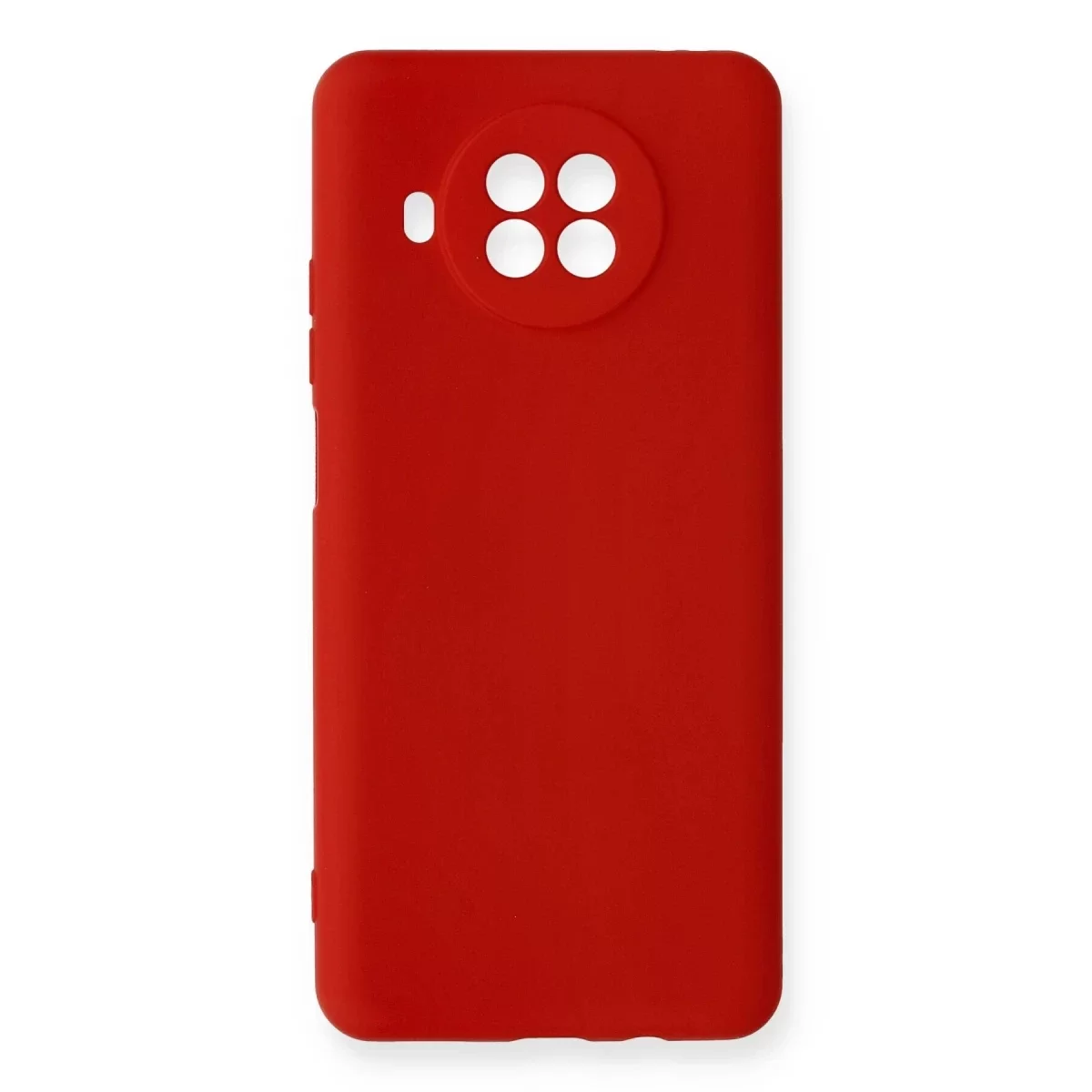 Newface Xiaomi Mi 10T Lite Kılıf Nano içi Kadife Silikon - Kırmızı