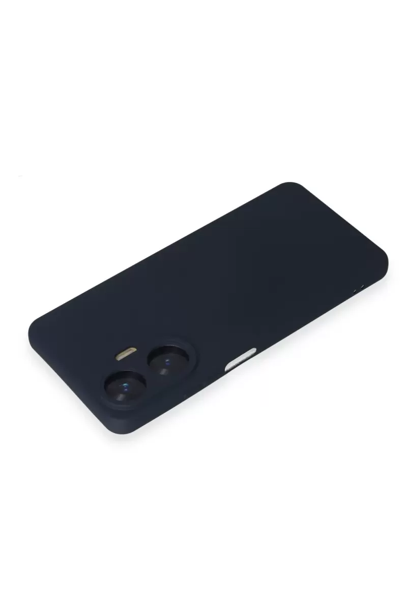 Newface Realme C55 Kılıf Nano içi Kadife Silikon - Lacivert
