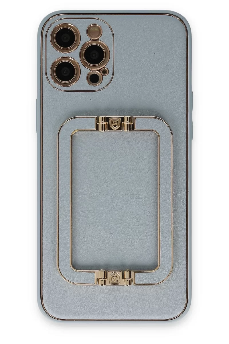 Newface Apple iPhone 12 Pro Kılıf Coco Elit Kapak - Turkuaz