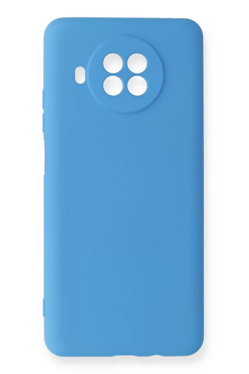 Newface Xiaomi Mi 10T Lite Kılıf Nano içi Kadife Silikon - Mavi