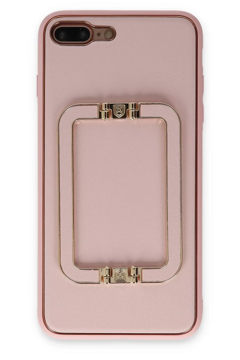 Newface Apple iPhone 7 Plus Kılıf Coco Elit Kapak - Pembe