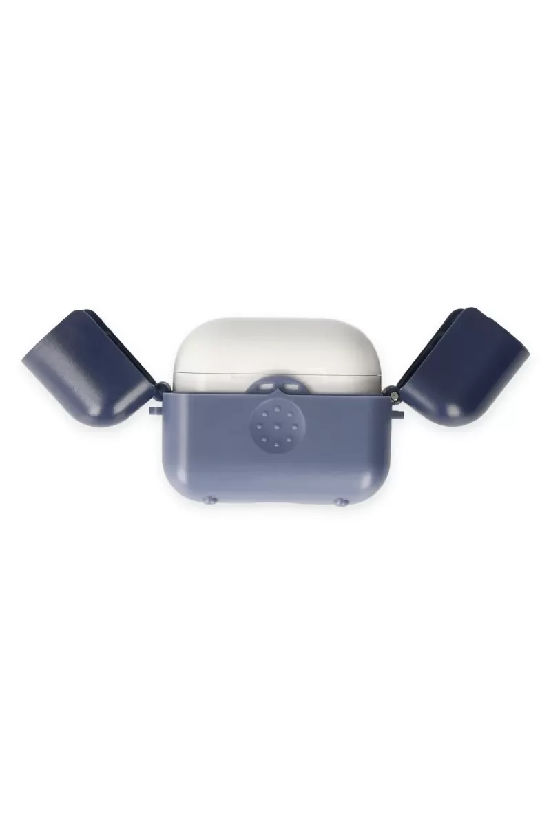 Newface Apple Airpods 3 (3.nesil) Basmalı Kılıf - Mavi-Lacivert