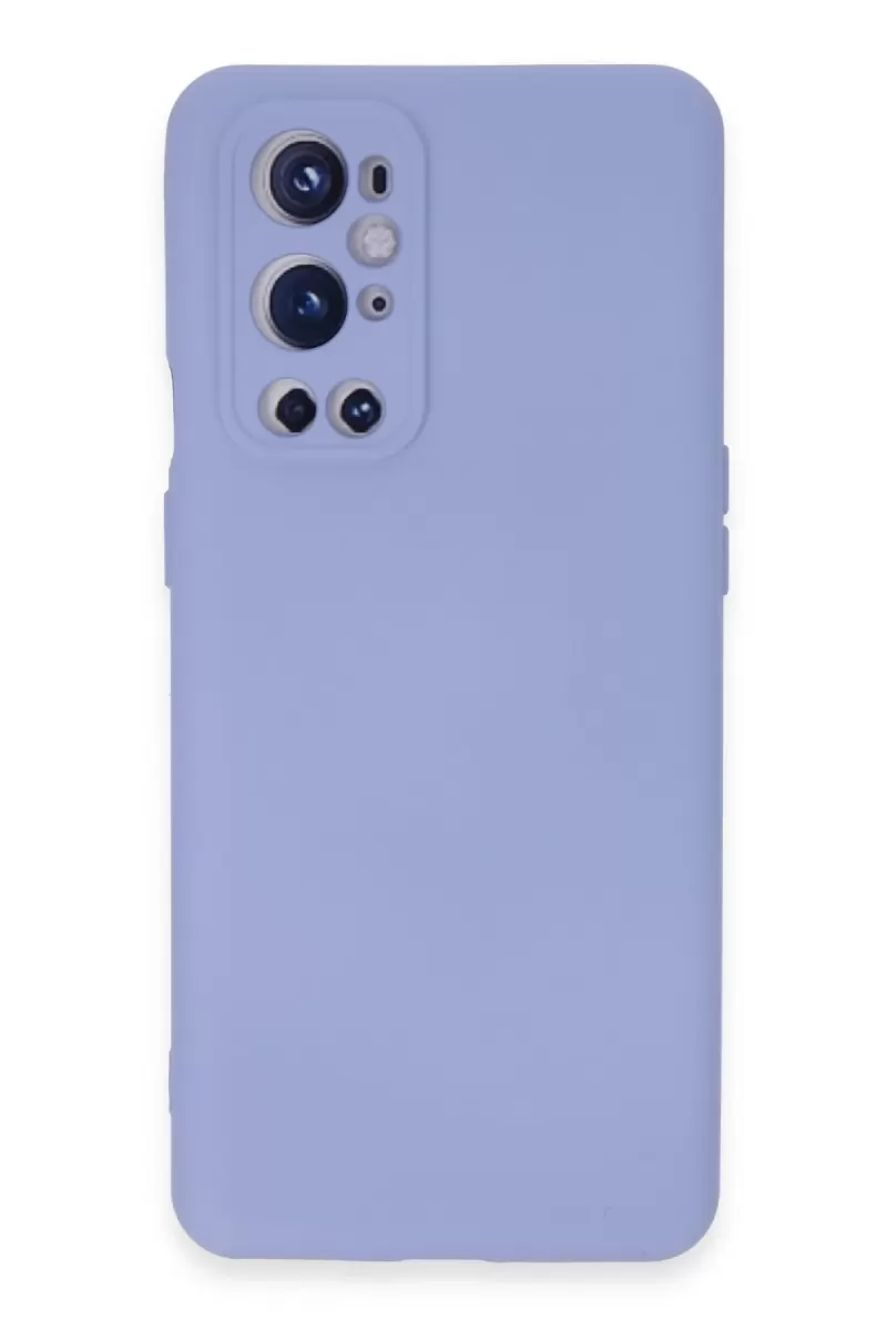 Newface One Plus 9 Pro Kılıf Nano içi Kadife Silikon - Mavi