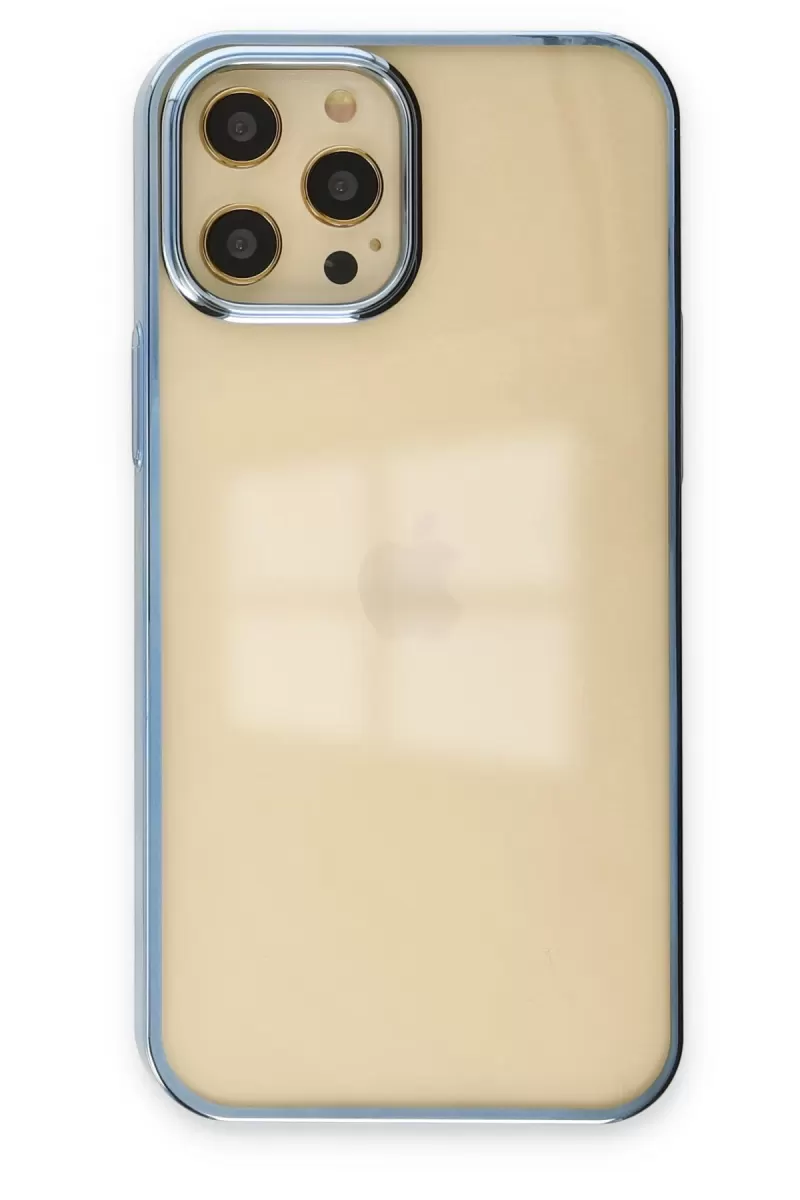 Newface Apple iPhone 12 Pro Max Kılıf Element Silikon - Mavi