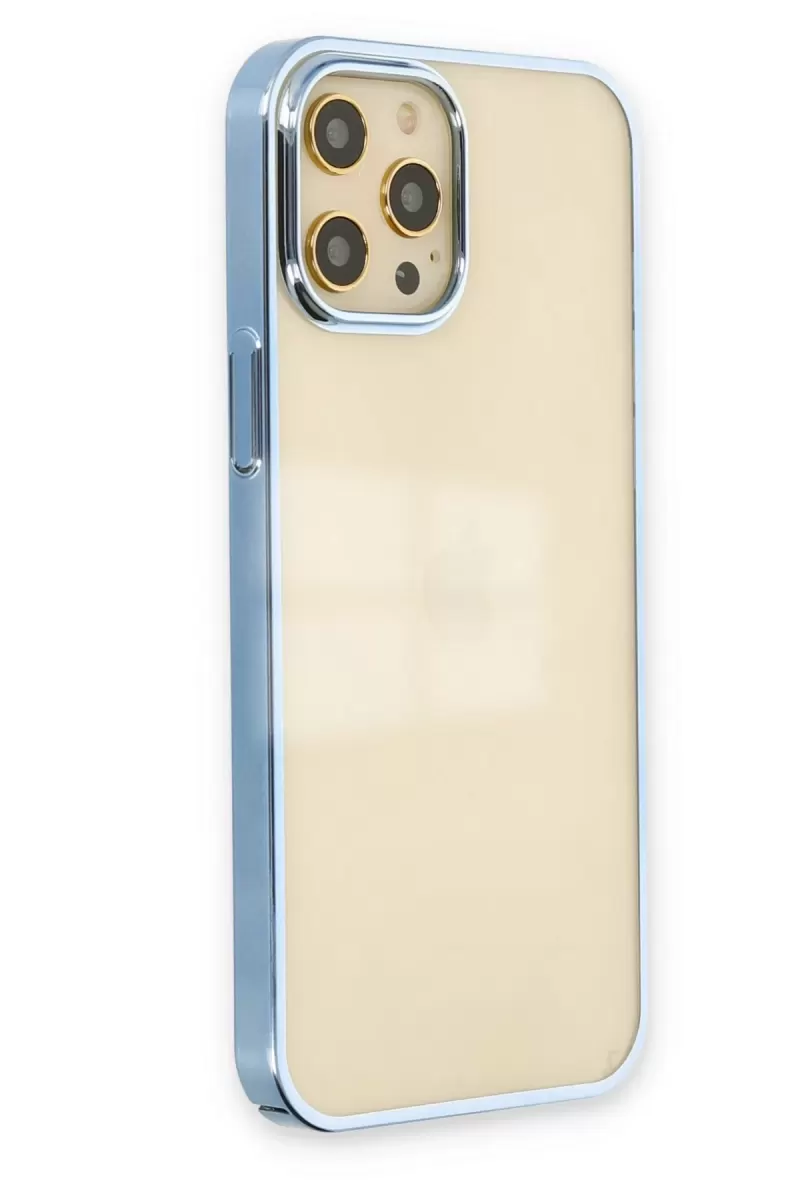 Newface Apple iPhone 12 Pro Max Kılıf Element Silikon - Mavi