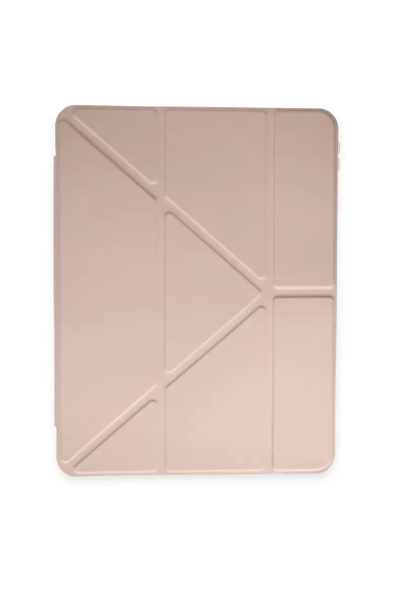 Newface Samsung Galaxy P610 Tab S6 Lite 10.4 Kılıf Kalemlikli Mars Tablet Kılıfı - Rose Gold