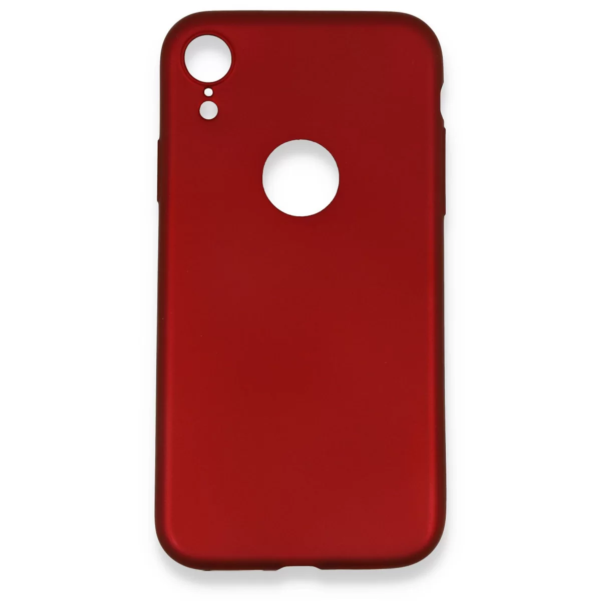 Newface Apple iPhone XR Kılıf First Silikon - Bordo
