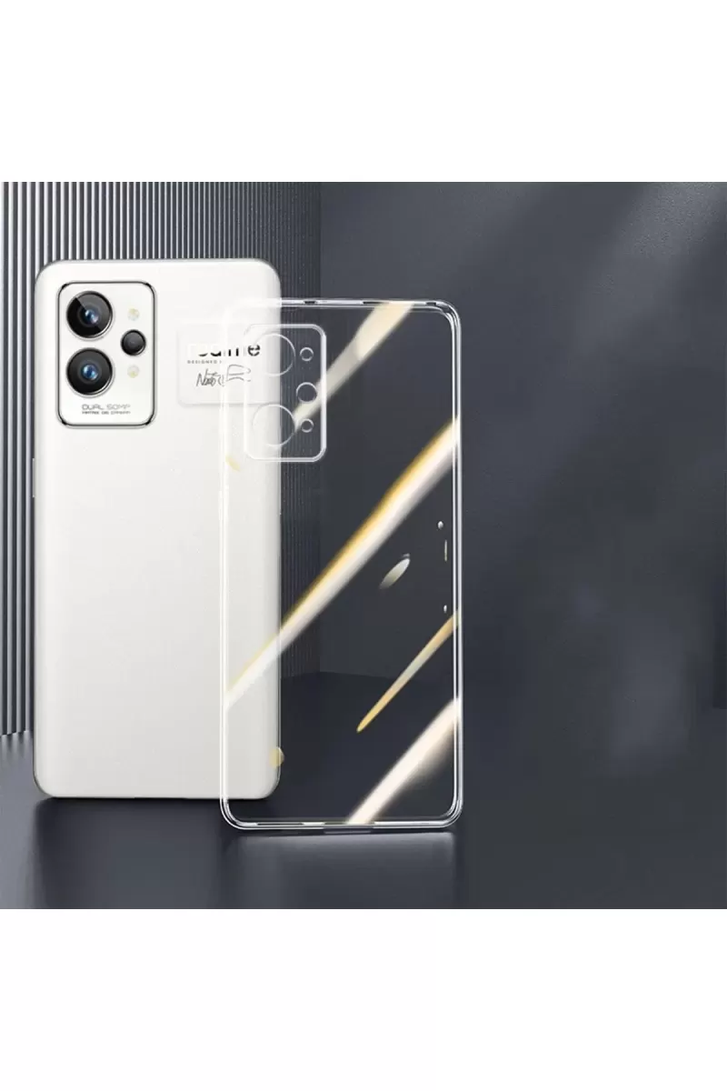 Newface Realme GT2 5G Kılıf Lüx Şeffaf Silikon