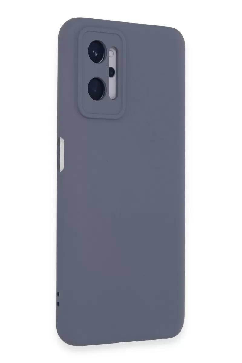 Newface Realme 9i 4G Kılıf Nano içi Kadife Silikon - Gri