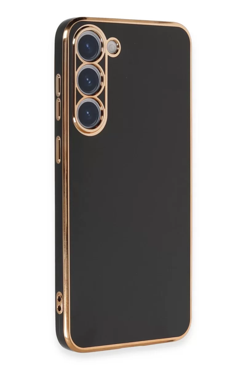 Newface Samsung Galaxy S23 Kılıf Volet Silikon - Siyah