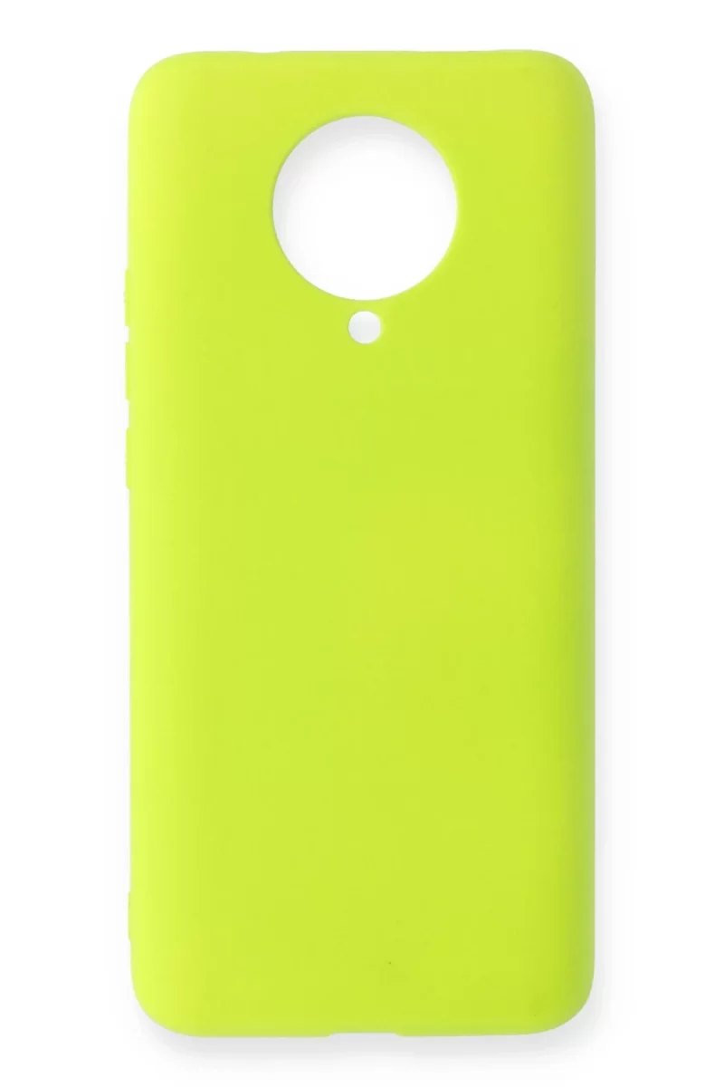 Newface Xiaomi Redmi K30 Pro Kılıf Nano içi Kadife Silikon - Sarı