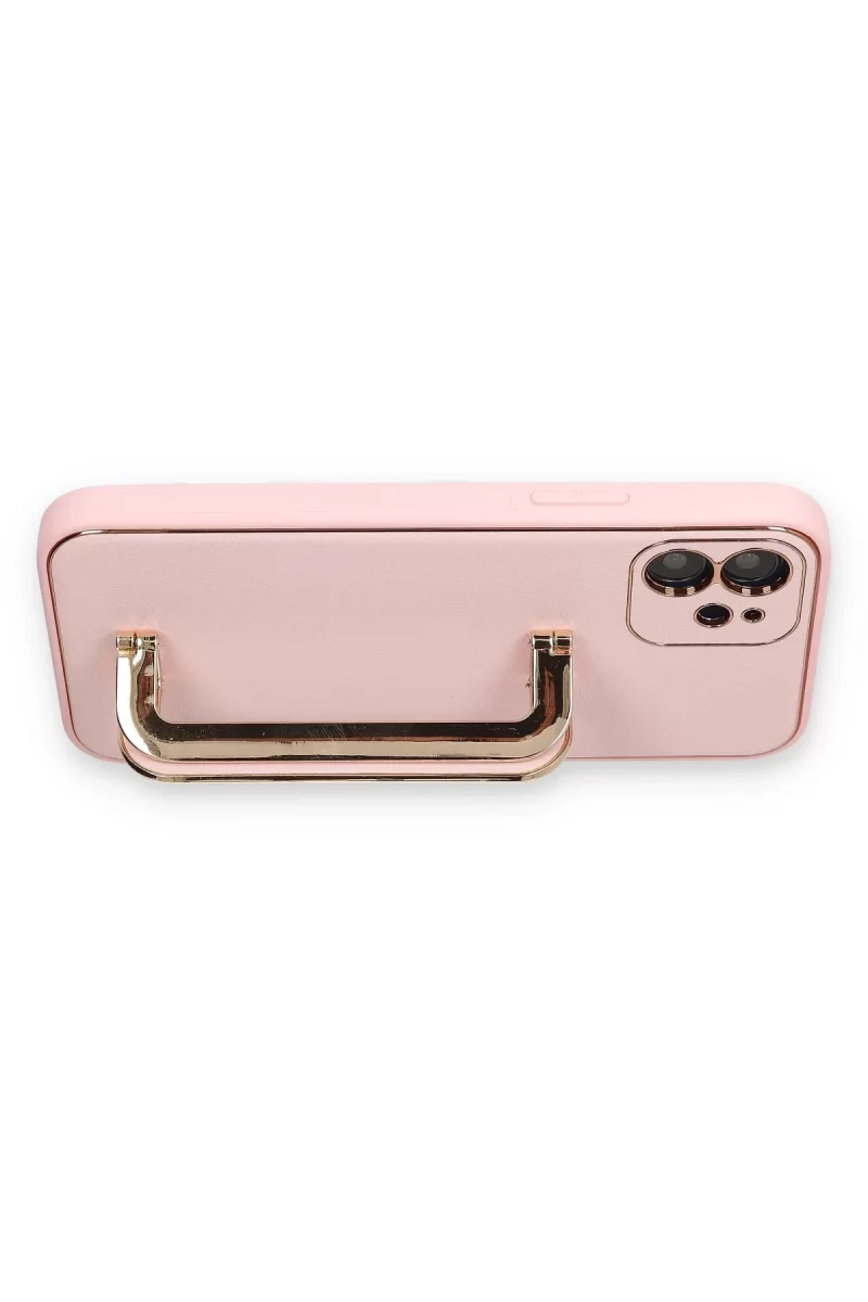 Newface Apple iPhone 12 Kılıf Coco Elit Kapak - Pembe