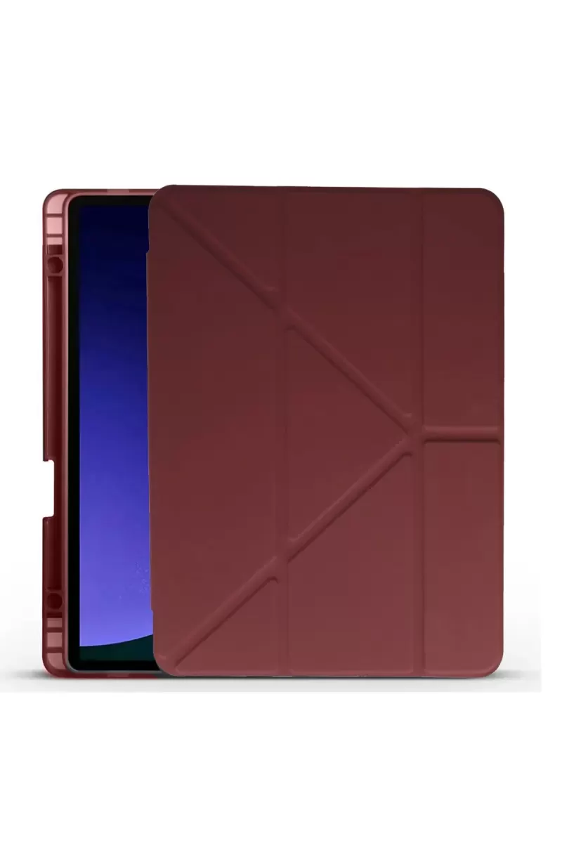 Newface Huawei Honor Pad X9 11.5 Kılıf Kalemlikli Mars Tablet Kılıfı - Mürdüm